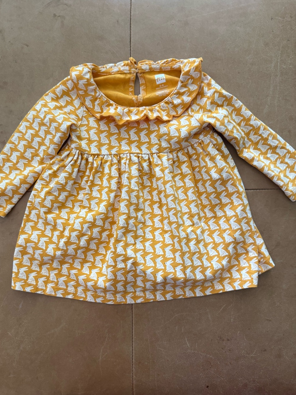 Tea Collection Bunny Dress 3-6M